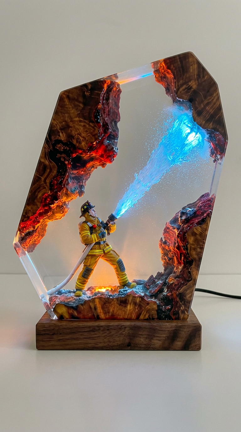 Firefighter Lamp