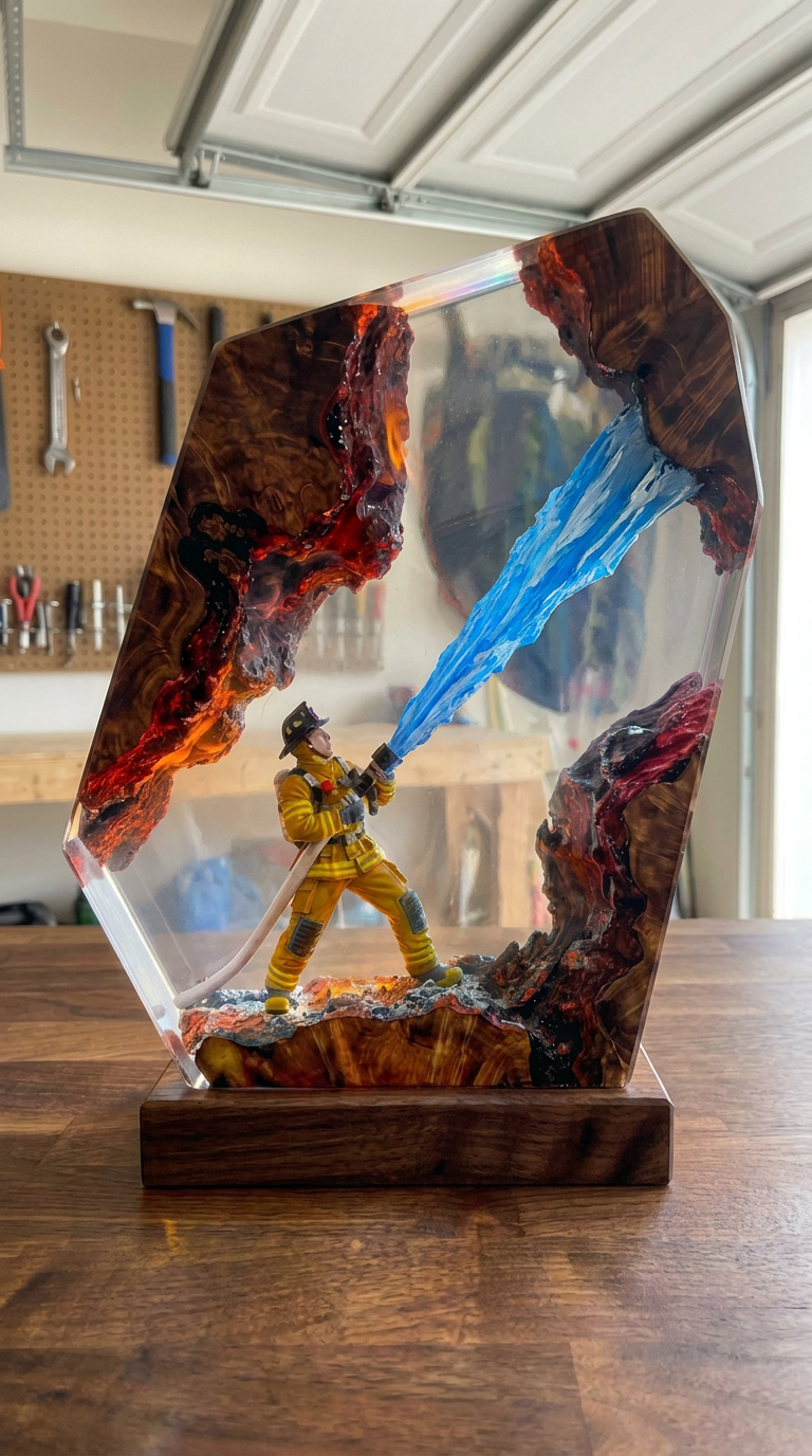 Firefighter Lamp